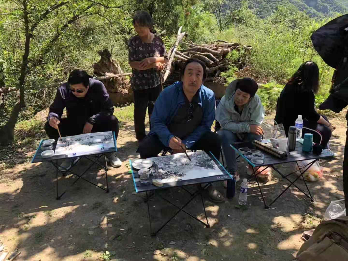 当代实力派山水画家姜维平顺井底写生作品赏析