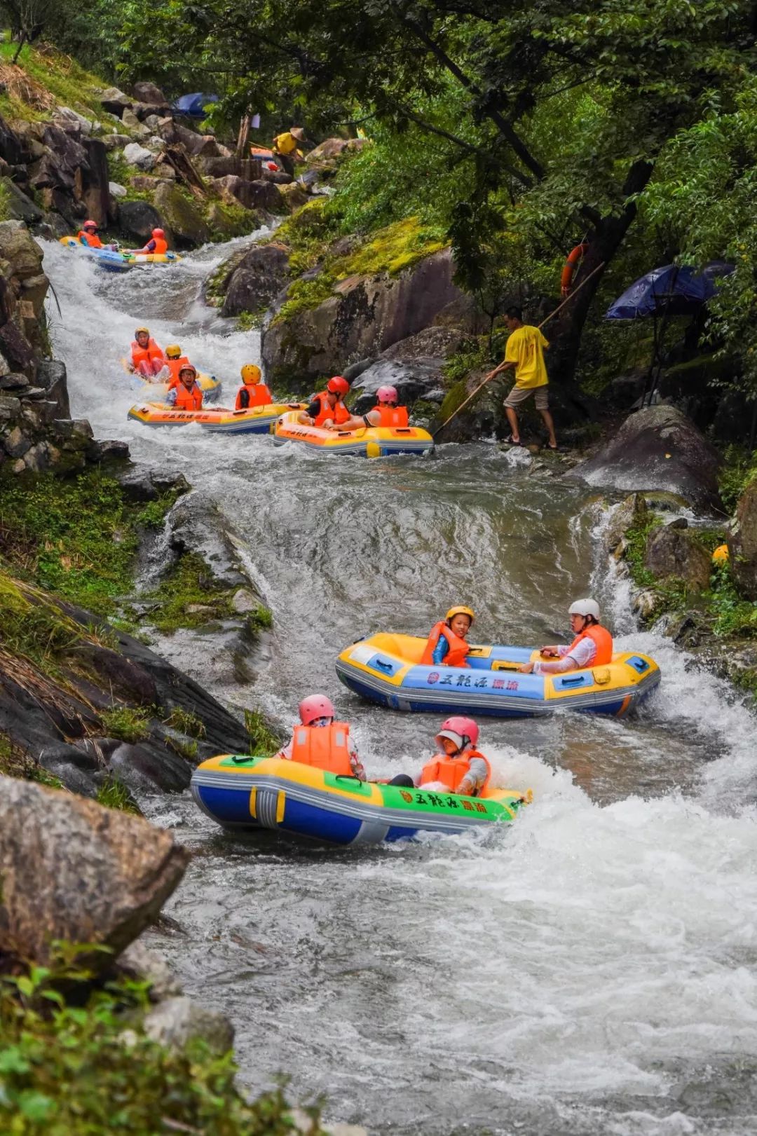 婺源五龙源漂流放大招啦!