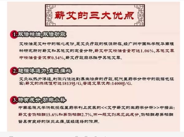 从古至今都广泛用于医疗保健,孟子曰"七年之病,求三年之艾,可见人们