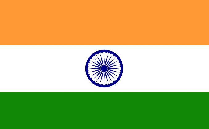 印度国旗中间一个车轱辘是什么意思黄白绿三色又代表什么