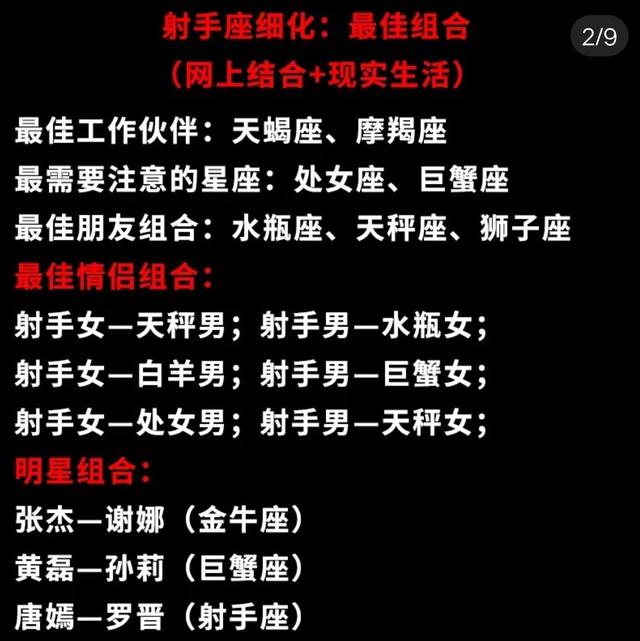 射手座详细介绍