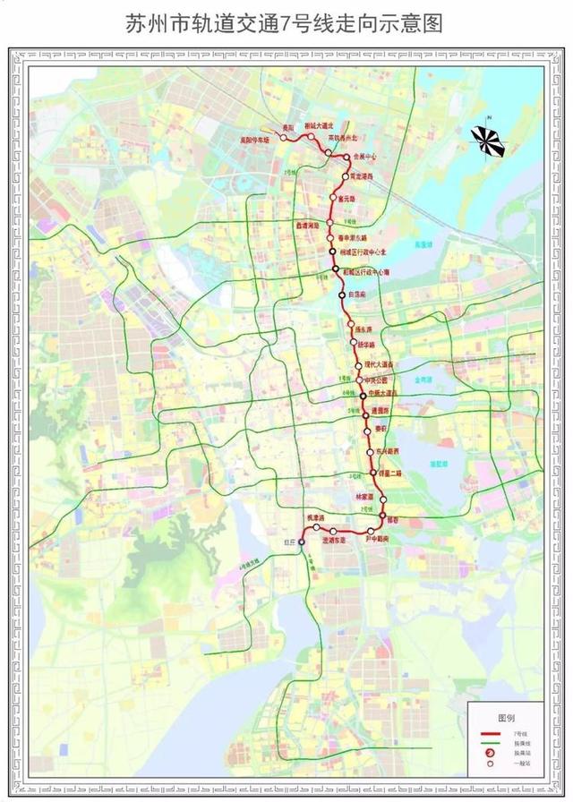 苏州轨交7号线来了 园区段线位方案规划公示