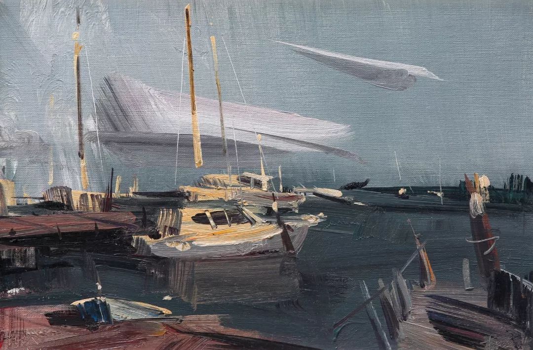 画仓林斌澳大利亚油画风景写生