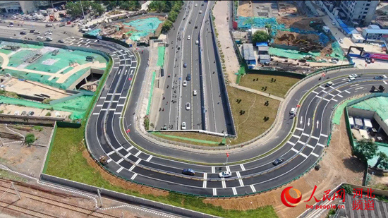 石家庄解放大街槐安路至和平路今日开通试运行