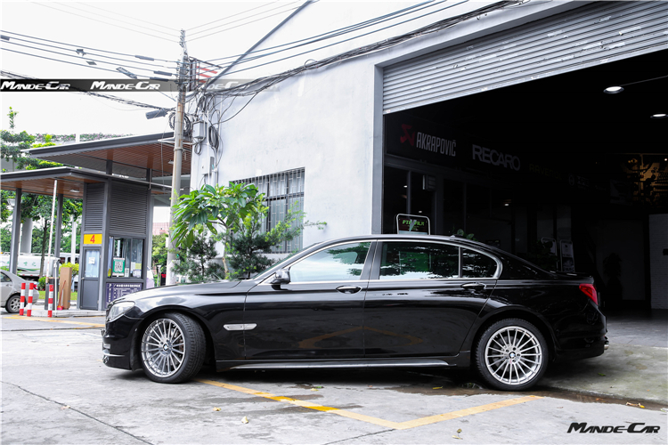 行走的力量宝马7系改装20寸锻造轮毂