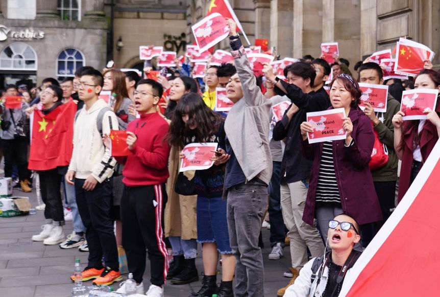 发声我在英国我支持祖国留学生合唱团正式出道