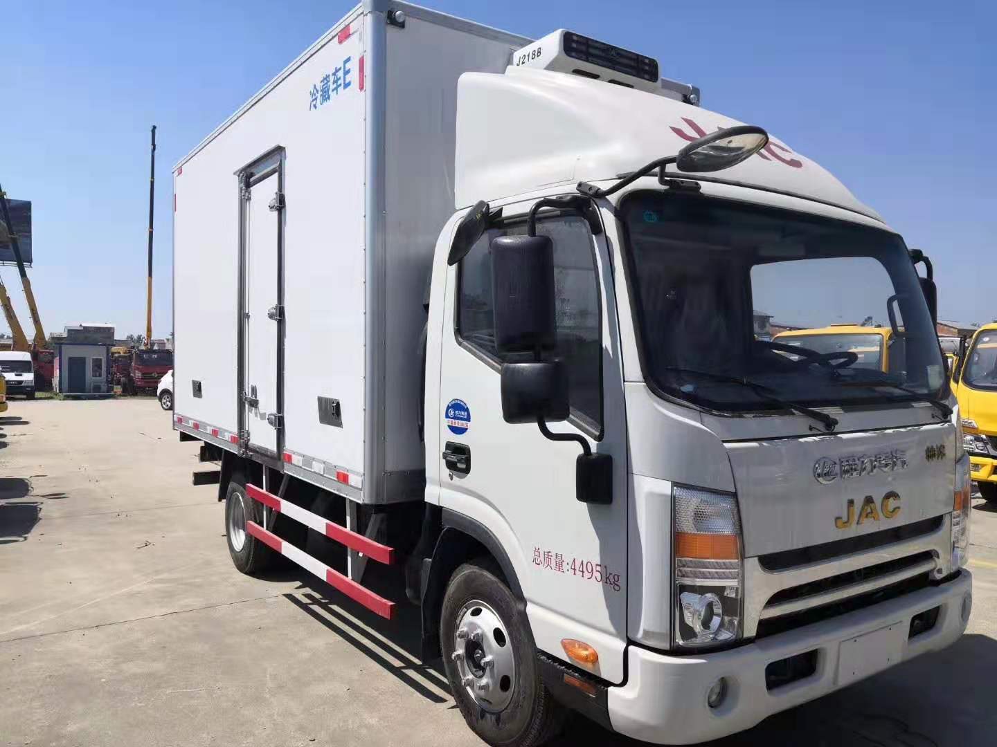 江淮帅铃冷藏车现车一台匹配锐捷特152马力jac零下5机组优惠甩卖