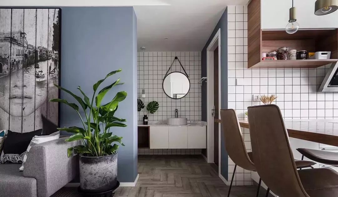 灰蓝色北欧风,开启崭新的生活!