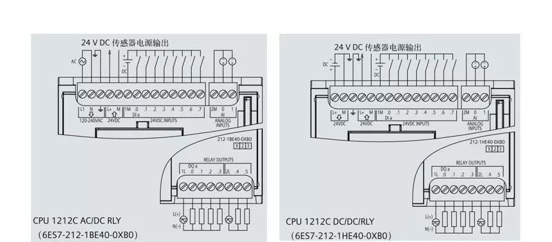 西门子s71200接线图讲解图片