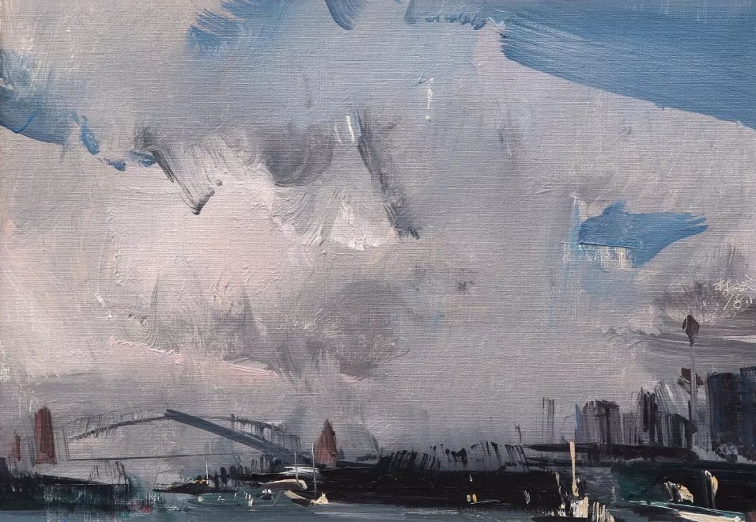 画仓林斌澳大利亚油画风景写生