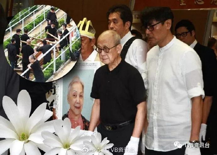 夏萍长眠净土林家栋憔悴送最后一程