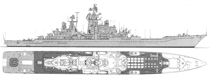 基洛夫级巡洋舰设计图图片