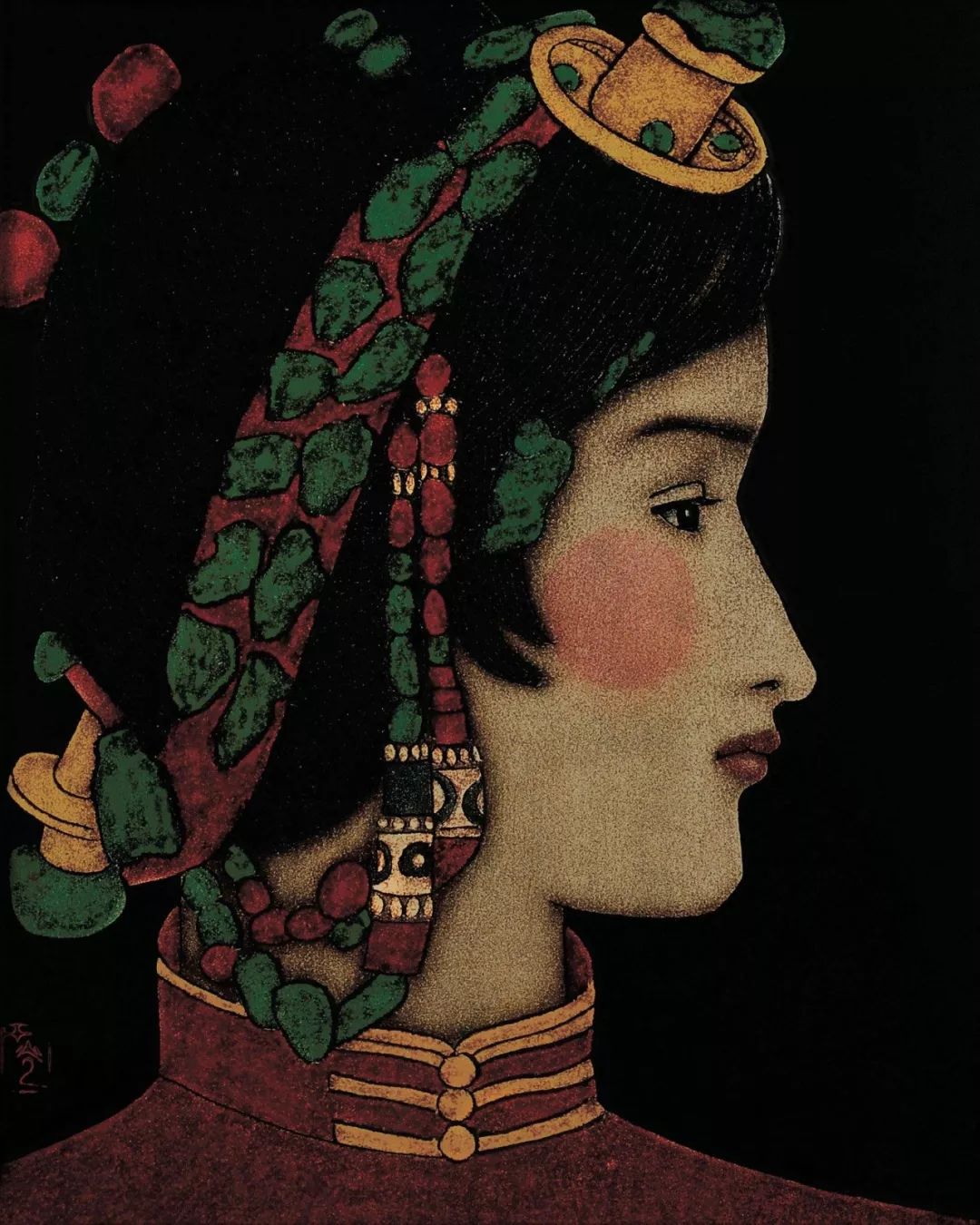 漆画成就了他,也是他成就了中国的漆画(75幅)