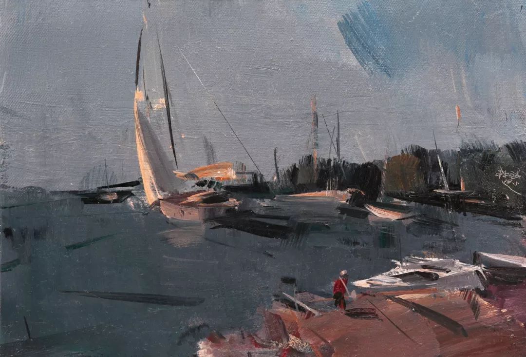 画仓林斌澳大利亚油画风景写生