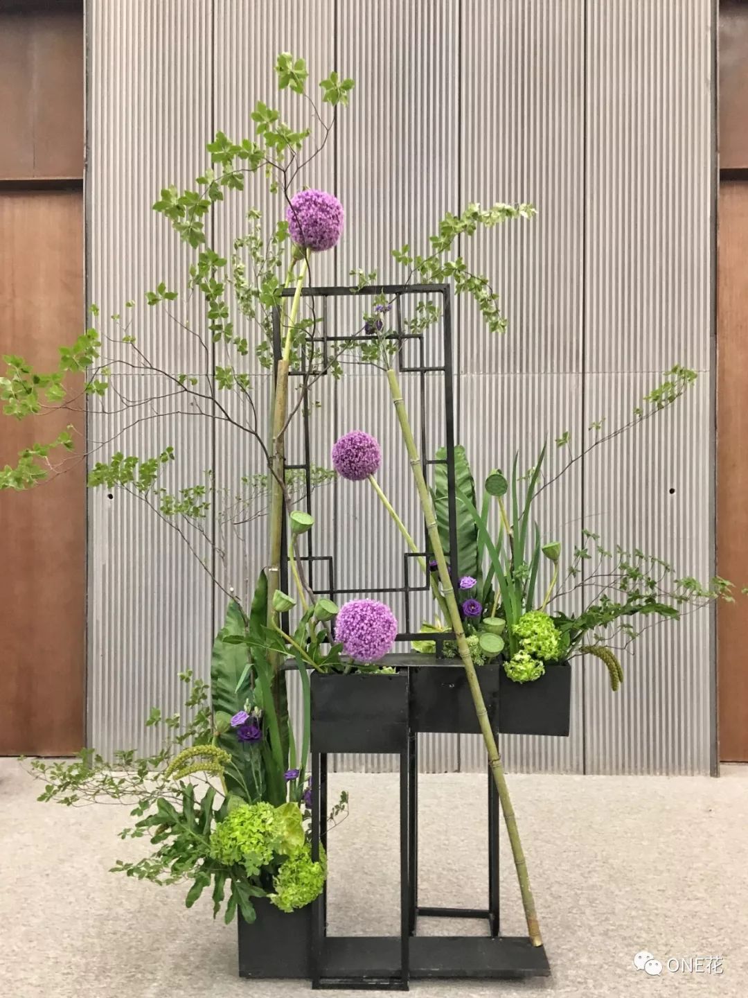 大型架构花开世园神秘箱第三项2019世界花艺大赛