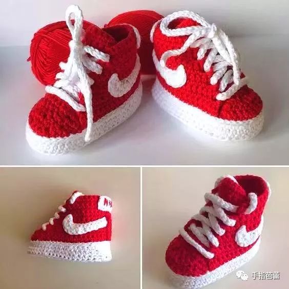 儿童运动鞋的钩织方法附图解