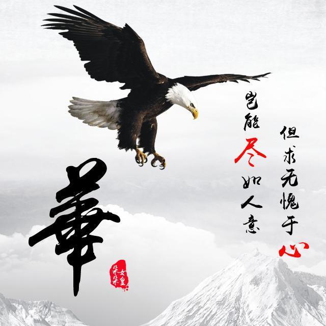 微信头像姓氏头像励志大鹏展翅精美设计26个名字任你来取