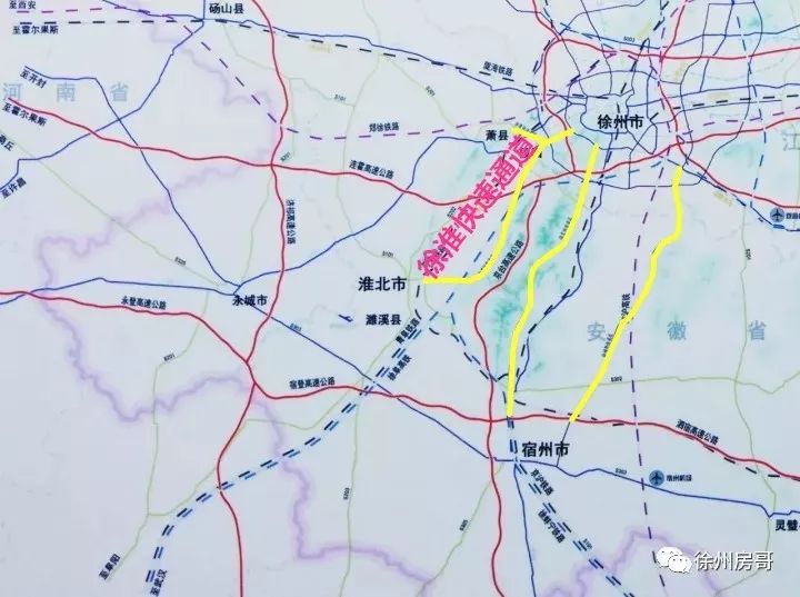 徐蕭淮快速公路建設用地已經獲批蕭縣淮北全面融入徐州輕軌一號線也要