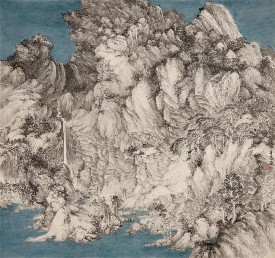 远堂山水工作室师从杜鹏老师研习山水画参展艺术家&作品张守开张守开