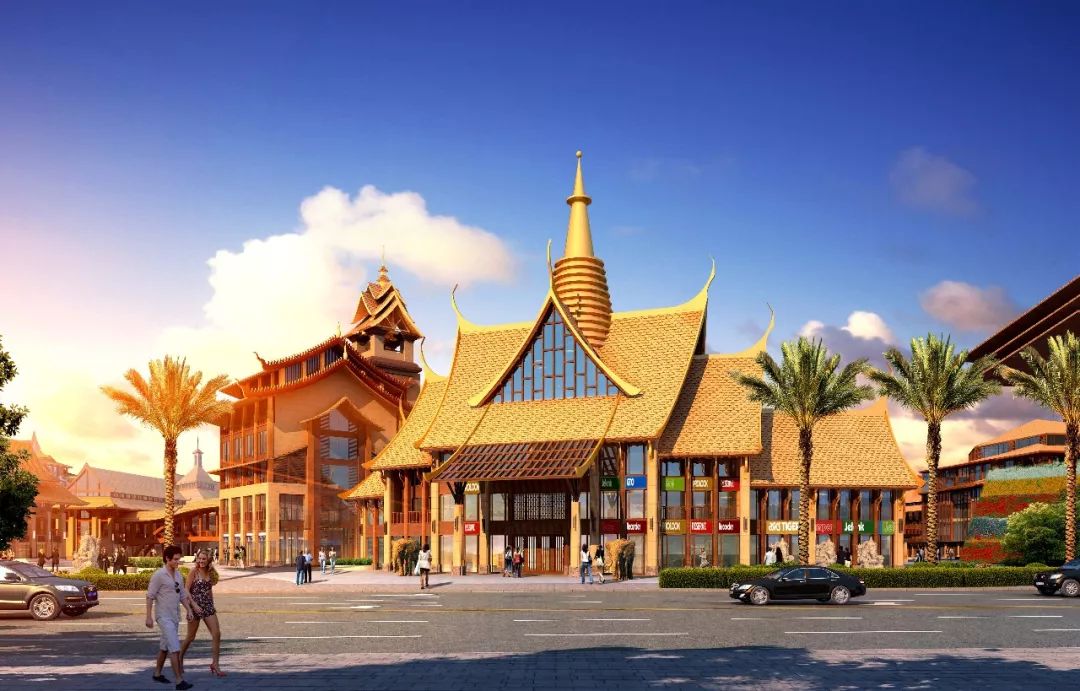 在贵安可以逛"东盟十国"!不出国门感受东南亚风情!_小镇