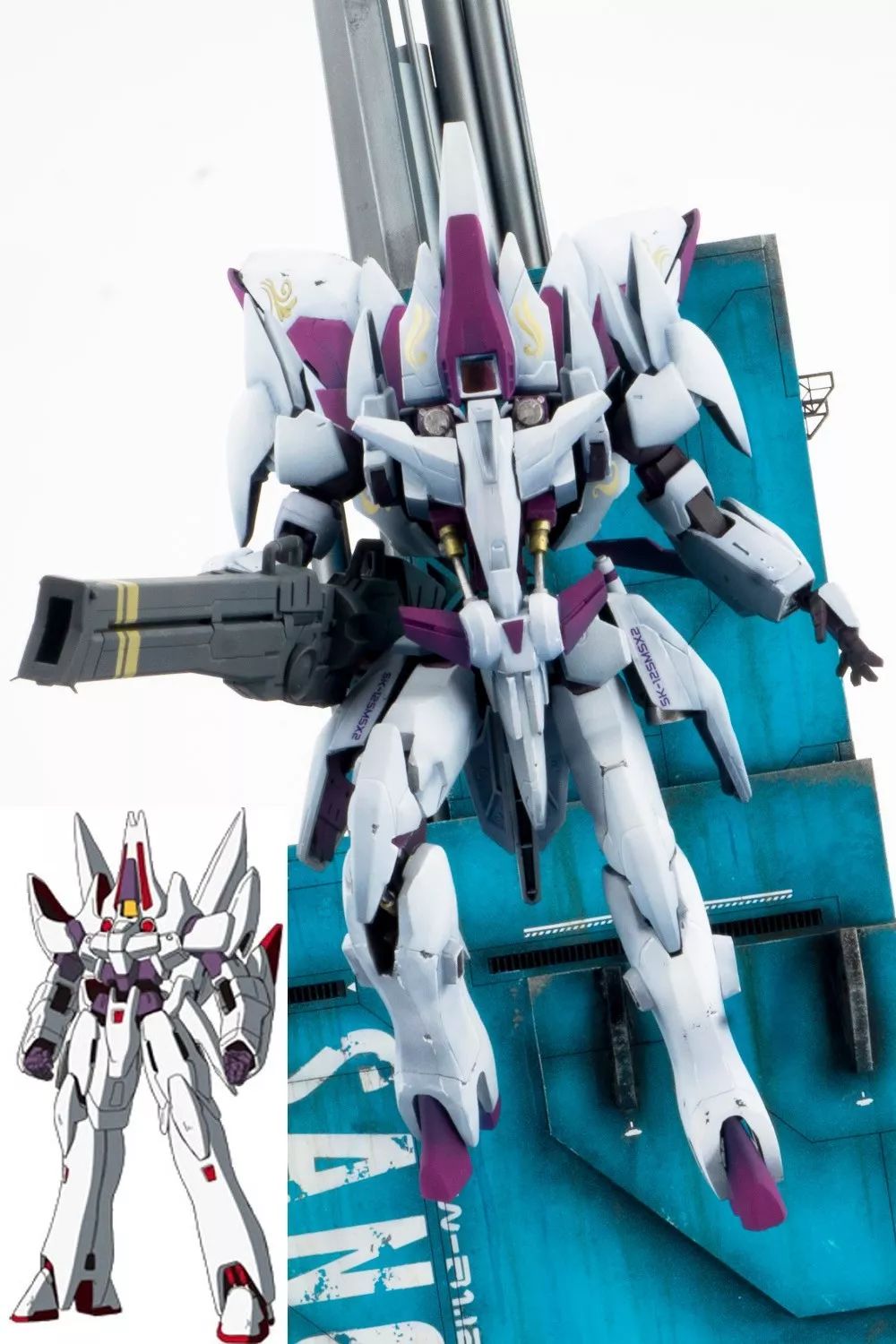 来自新机动战记高达w的杜拉士mk267多机合体改造
