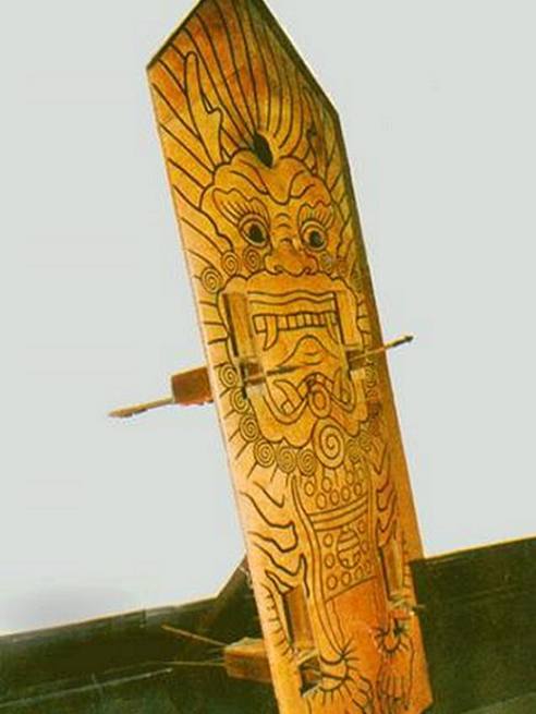 无敌神牌:如图,这款造型庞大,长相恐怖的盾牌就是明朝军队的坦克