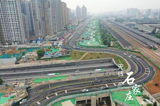 现场实拍石家庄解放大街这一重要路段今日通车文中有福利