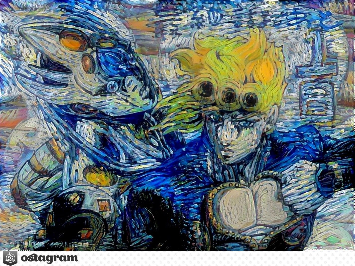 原创jojo名画与世界名画融合你还相信面条能绘制逼真的角色吗