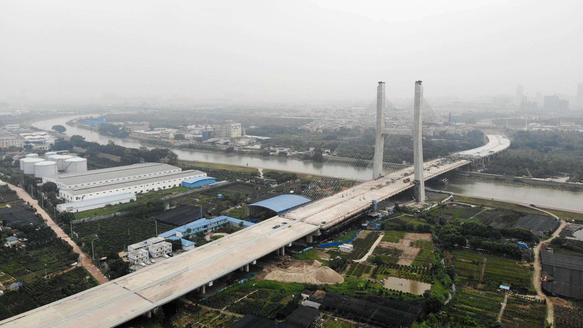 3亿,10月通车倒计时!_大桥