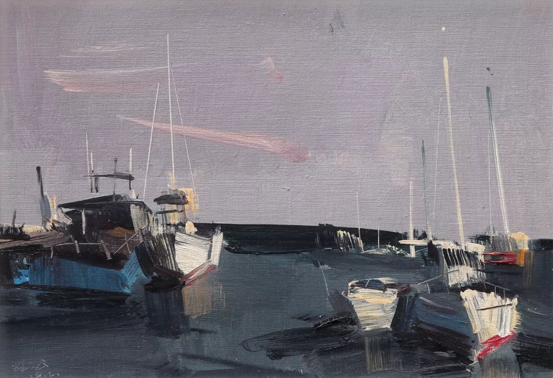 画仓林斌澳大利亚油画风景写生