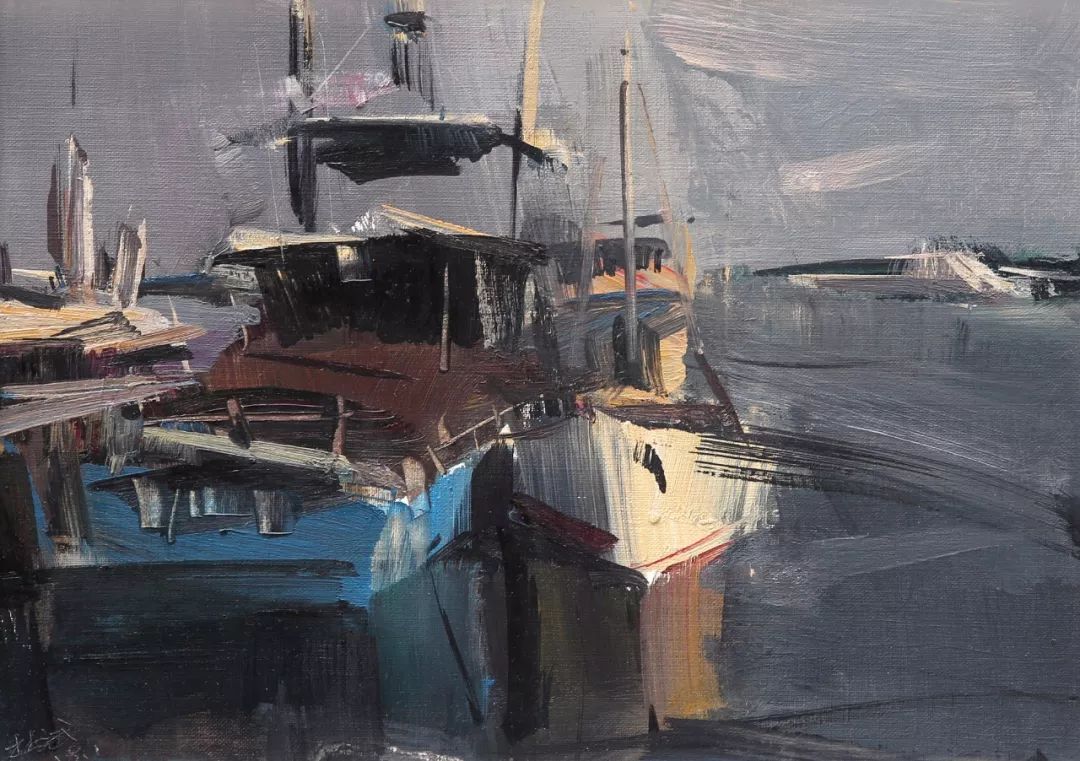 画仓林斌澳大利亚油画风景写生