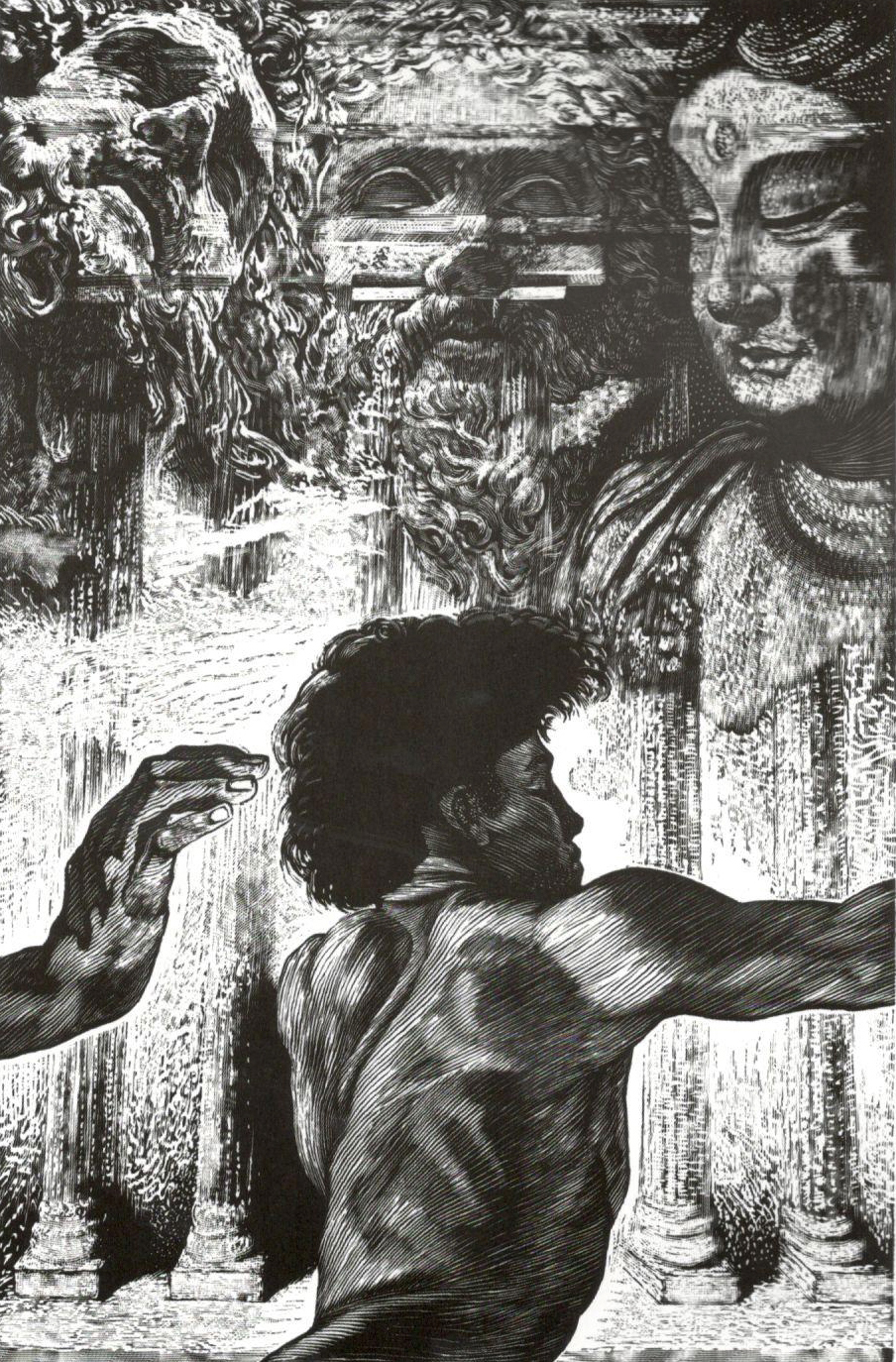 国际版画大师彼得拉沙洛夫从一块木板开始结缘