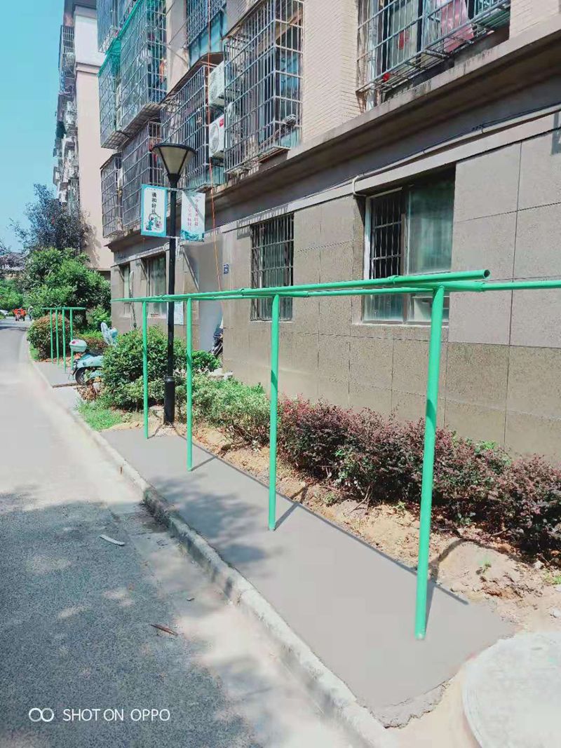 洋溪街道试点小区集中晾晒点倡导文明晾晒