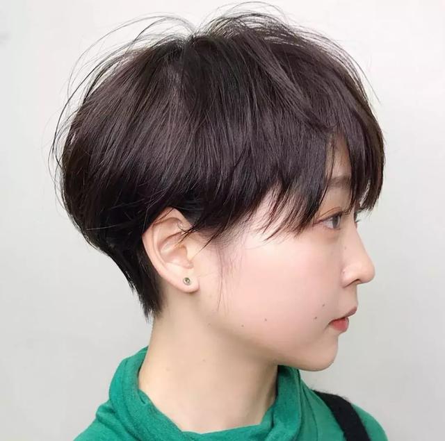 中系日系韩系露耳超短发大集锦你最爱哪一种
