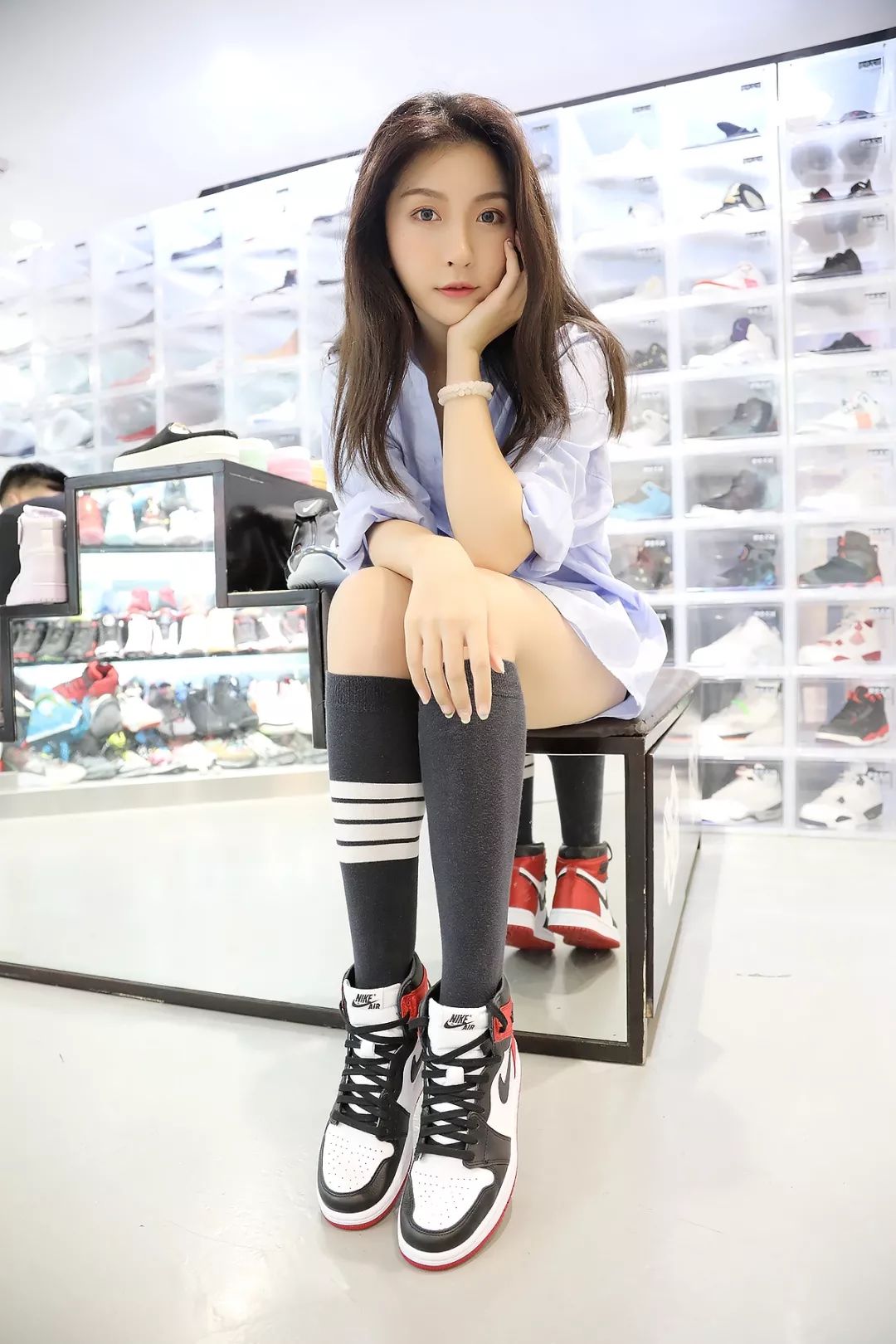 xh55girl穿在脚上的球鞋才是自己真正拥有的小豆逗