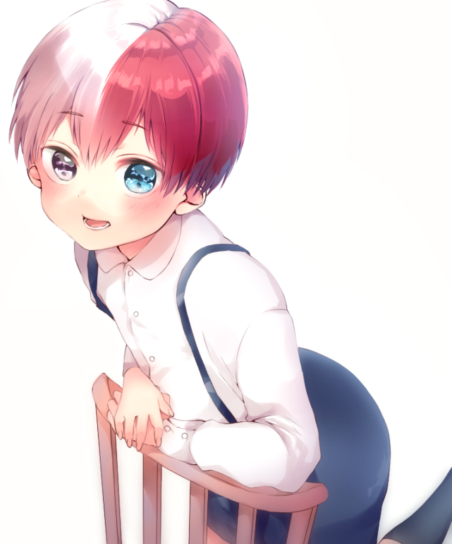 我的英雄学院轰焦冻娃娃时期的样子超级萌