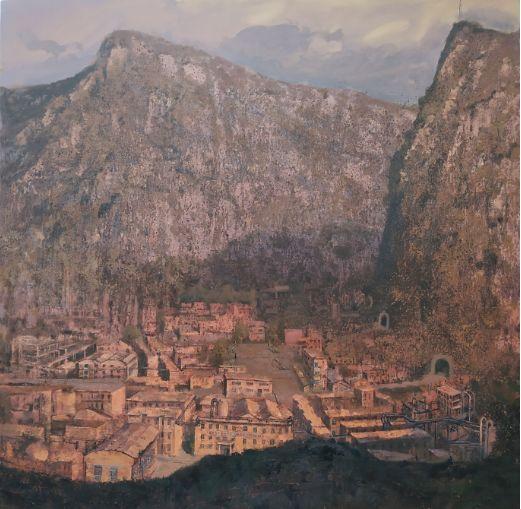 【文明】平坝本土画家唐永志油画作品《大三线的守望》 入选第十三届