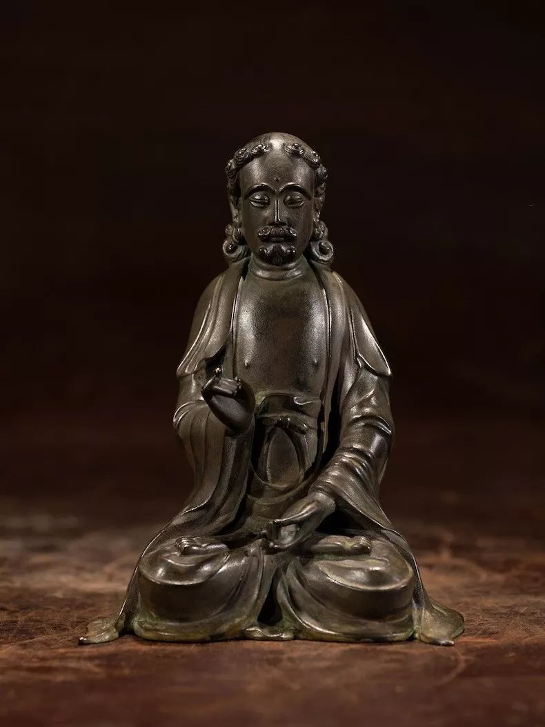 美物i 开封博物馆·明代·达摩铜坐像·文物级复制品