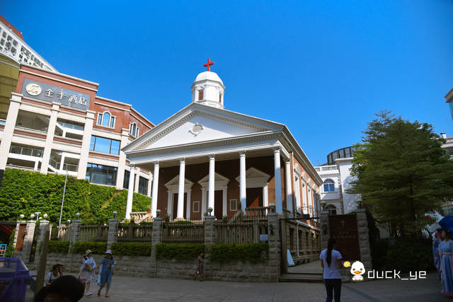 地点就在新街堂教堂边上,这座教堂是中国大陆第一座供华人做礼拜的