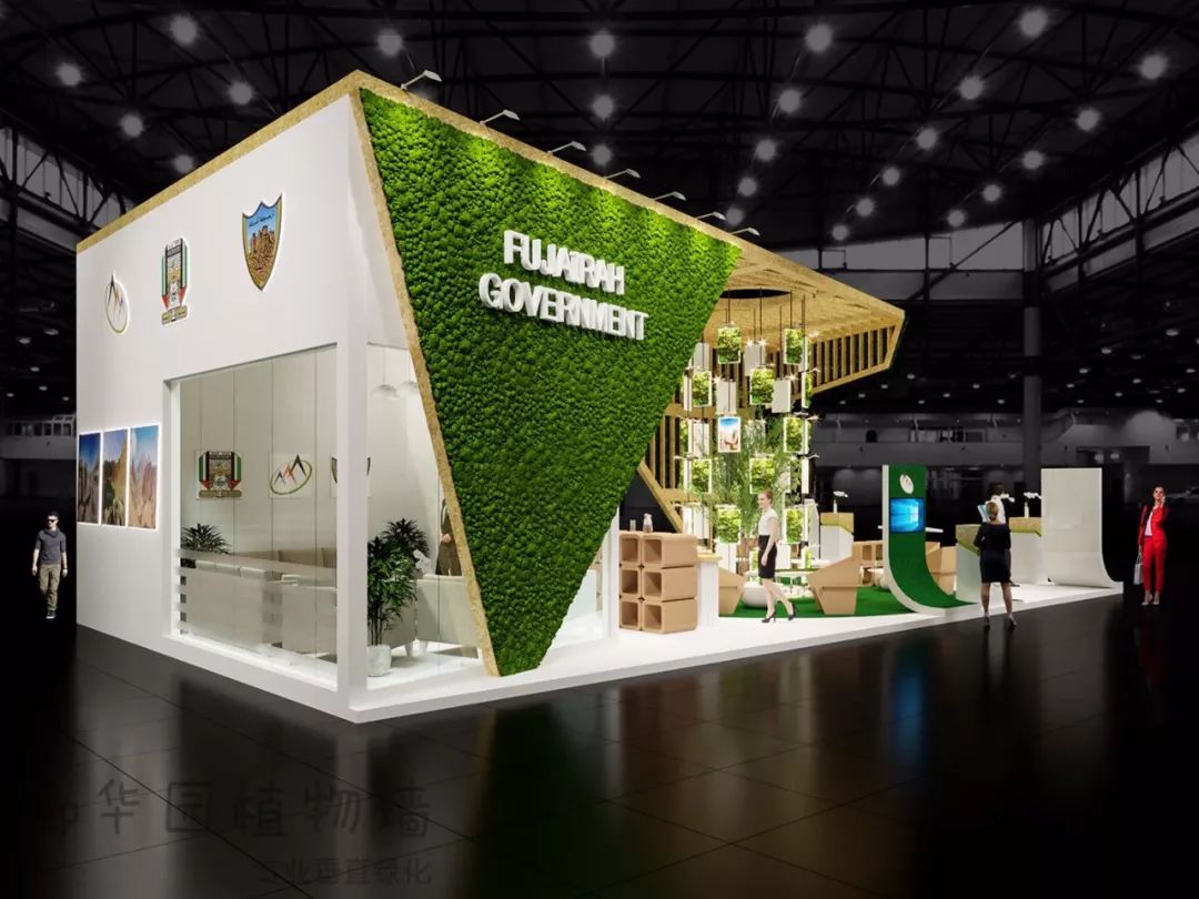 值得收藏的10个展览展会植物墙设计,一定要看一看!
