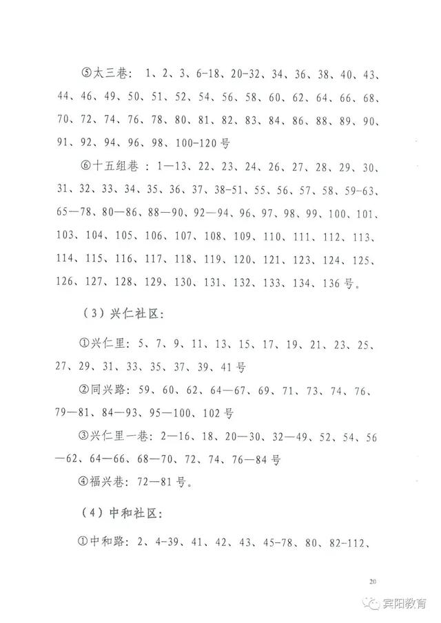 宾阳县初中2019招生划片区域范围，敷文中学也有(图22)