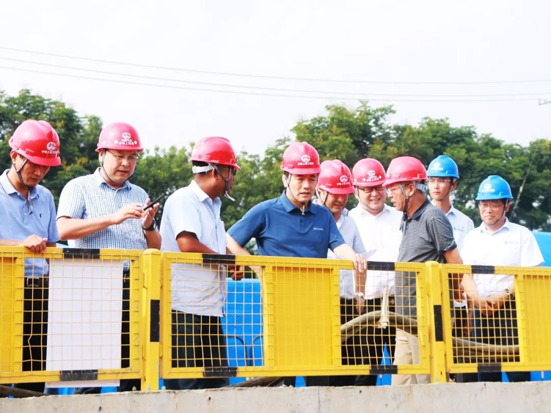 集团公司党委书记董事长荣树森到杭富城际铁路5标项目开展安全生产大