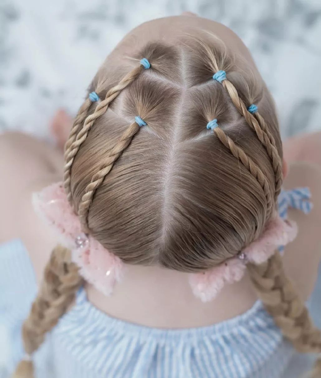 小可爱编发发型