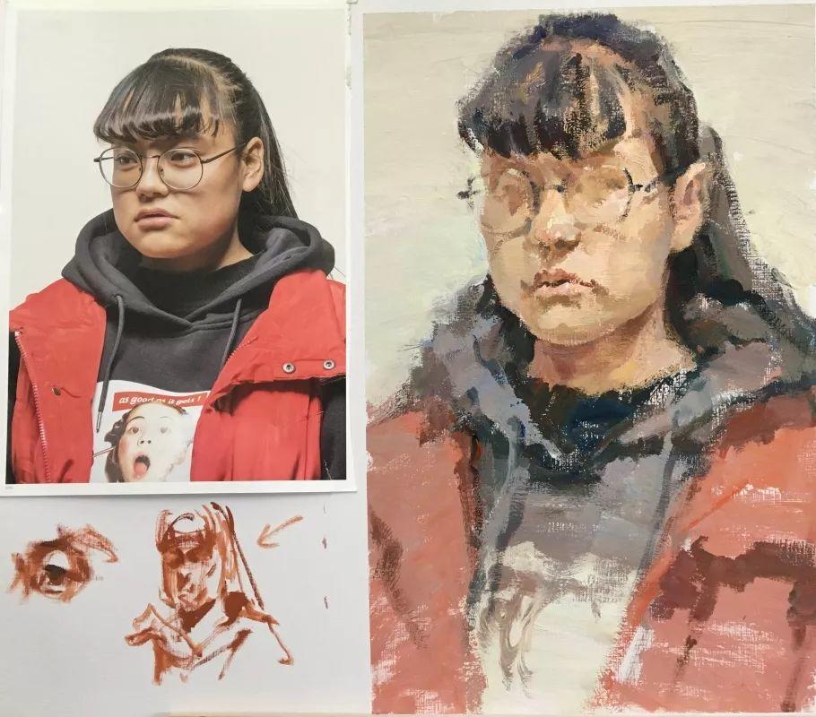 杭州画室特约名师易平丹毕业于中国美术学院油画系色彩名师