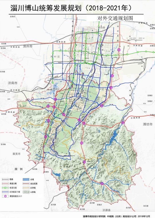 济潍高速淄川段规划图图片