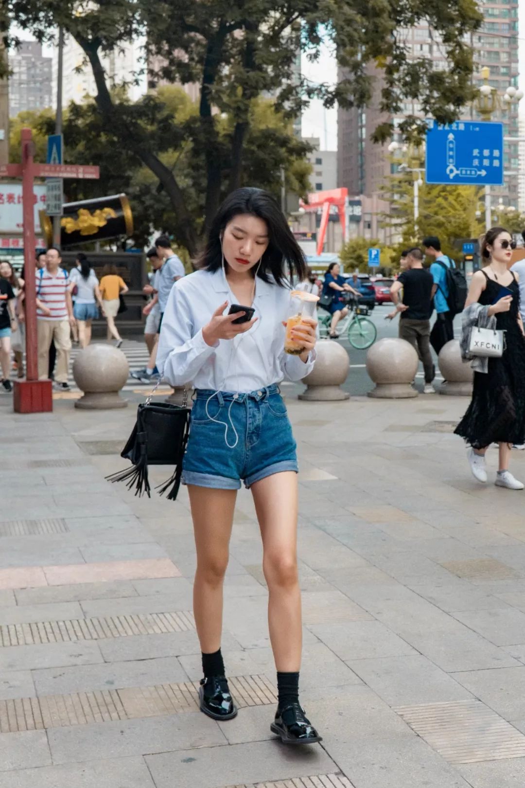 兰州颜摄街拍vol168夏日已死珍惜最后穿短裤的时光