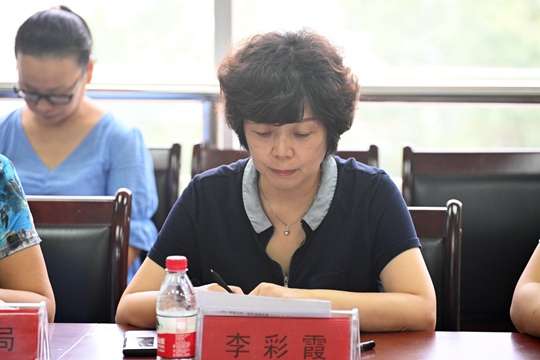 区委常委,常务副区长李彩霞参加会议