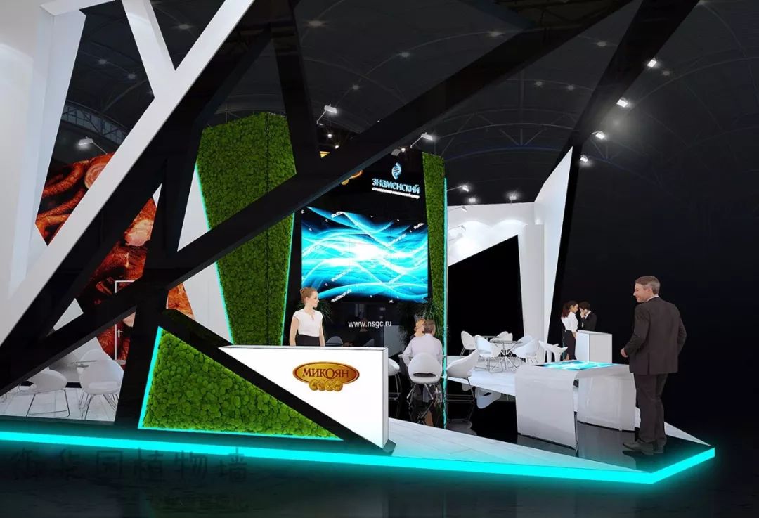 值得收藏的10个展览展会植物墙设计,一定要看一看!