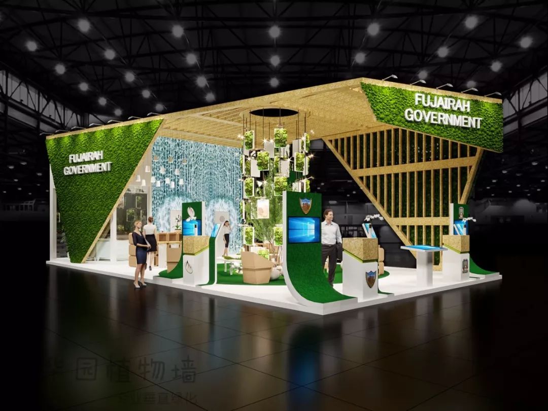 值得收藏的10个展览展会植物墙设计一定要看一看