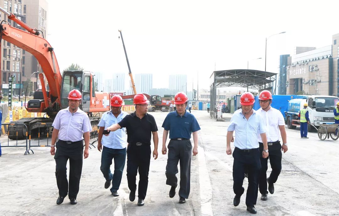 集团公司党委书记董事长荣树森到杭富城际铁路5标项目开展安全生产大